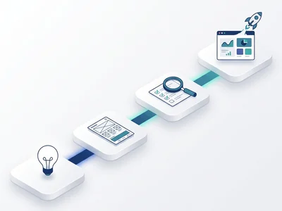 Proses pembuatan software AI custom: ide, prototipe, pengujian, dan peluncuran